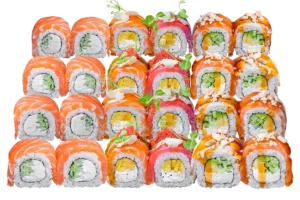 Мега сет від Ебоші суші в Буковелі