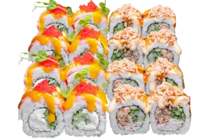 Сет на Двох Ебоші суші в Буковелі