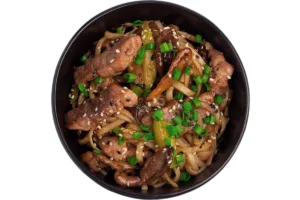 Удон зі свининою L в Ебоші суші в Буковелі