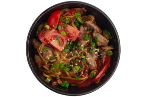 Локшина яєчна зі свининою L Ебоші суші в Одесі