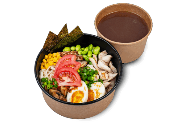 Максі рамен з куркою в Ебоші суші Буковель