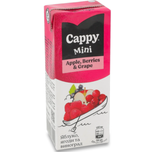 Сік Cappy яблуко та ягоди в Ебоші суші Буковель