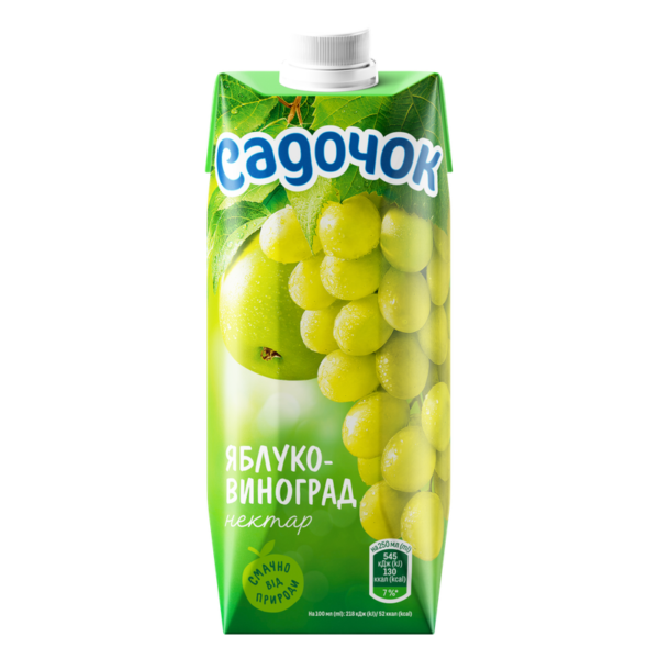 Напій Нектар Садочок яблуко-виноград 0,5