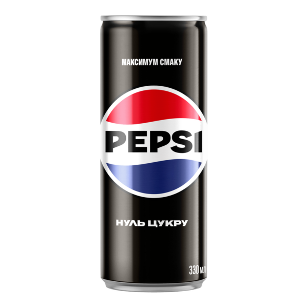 Напій Pepsi Black Zero Ж/б 0.33